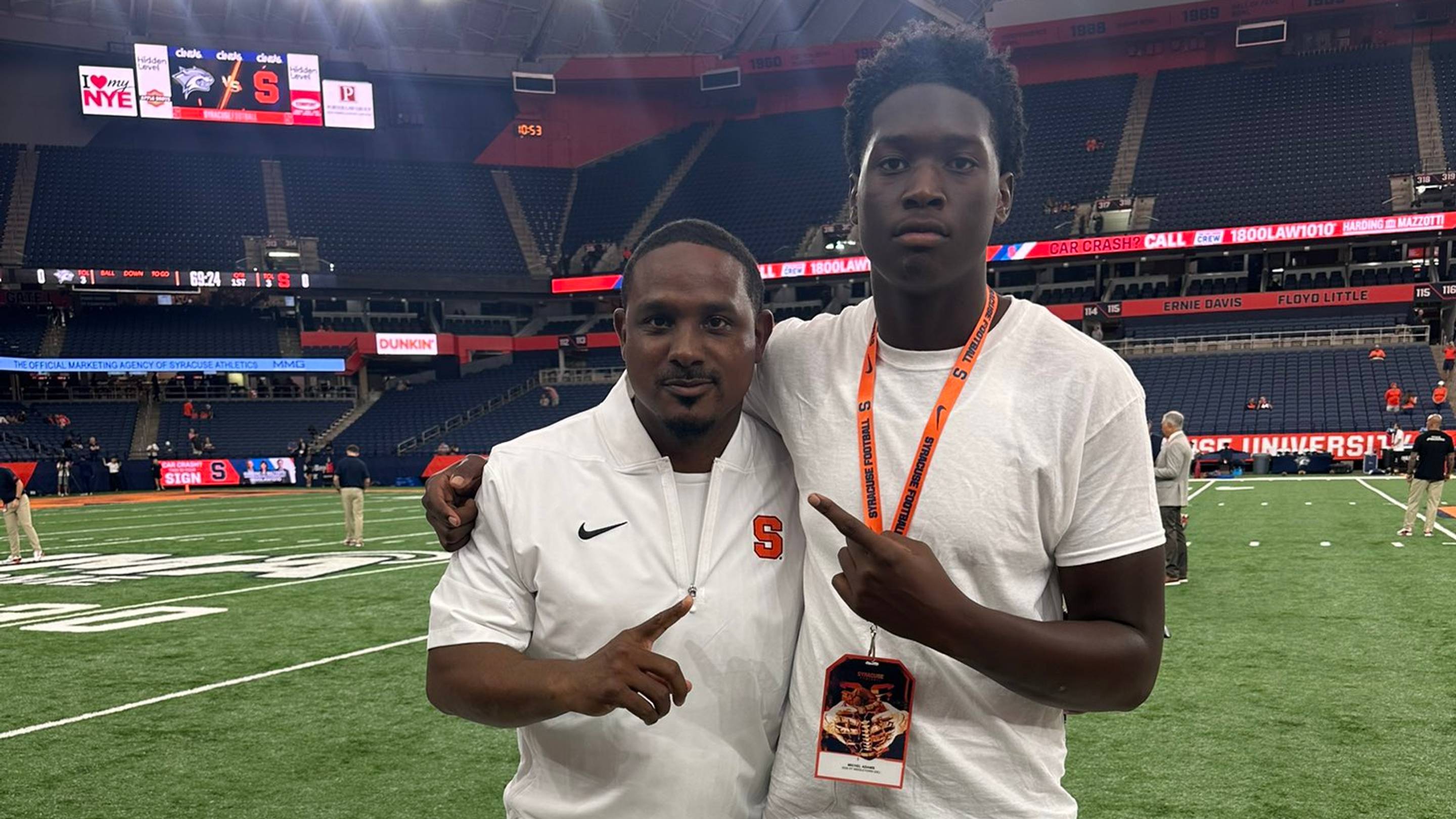 'I Am a Top Priority': 4-Star 2028 EDGE Michel Adams Recaps Syracuse Visit