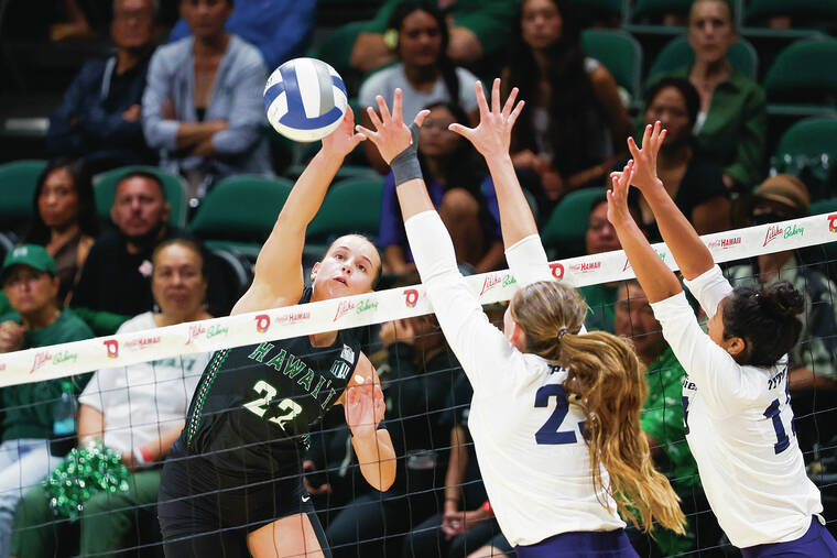Wahine relying on Hawaii hitter Ratkai, team’s adaptability