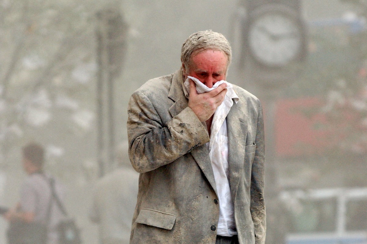Man in iconic 9/11 photo explains why he still uses the same briefcase today