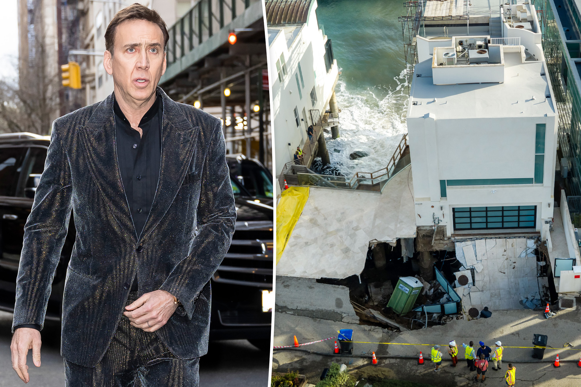 Nicolas Cage sinkhole drama escalates as neighbors are forced to evacuate