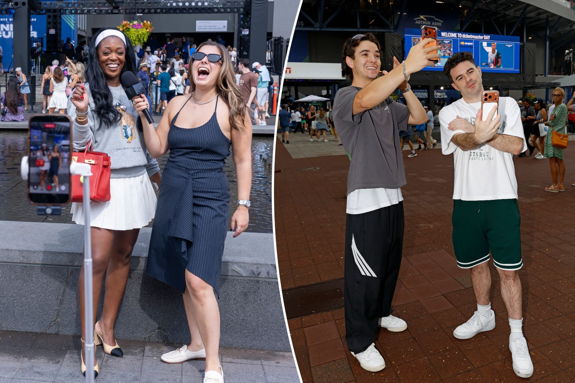 A day in the life of US Open content creators — as influencer controversy swirls