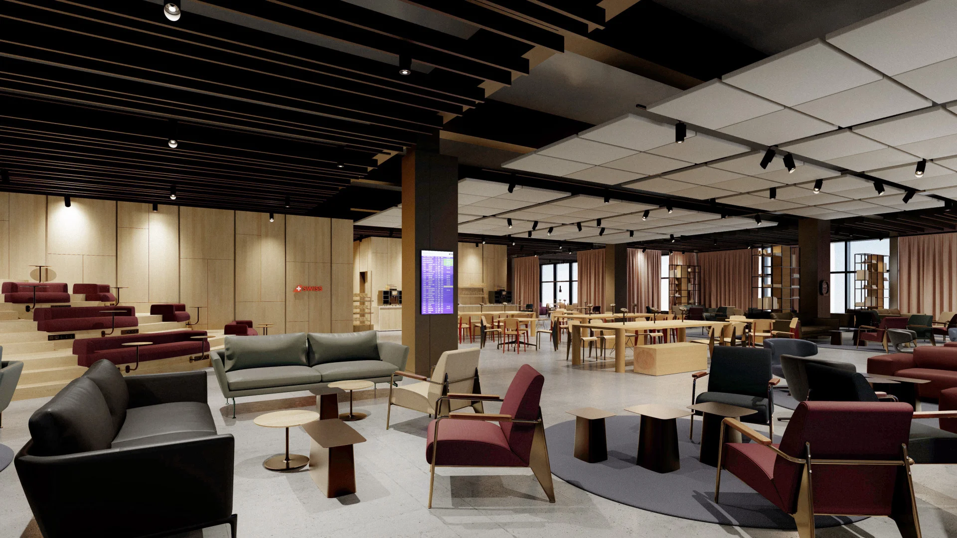 A Cheese Room, Mountain Views, and Soundproof Offices: Inside SWISS Airlines’ New Airport Lounge