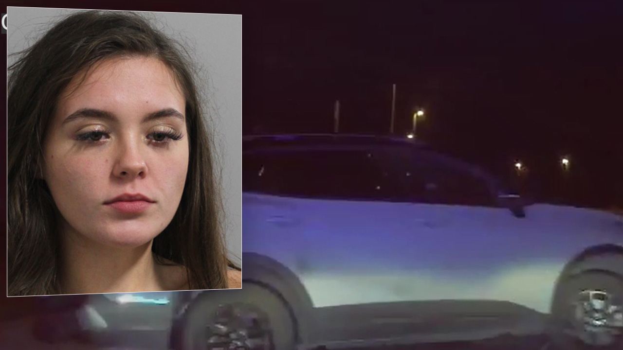 Video: Trooper strikes accused drunk driver traveling wrong way in Polk County with kid in car
