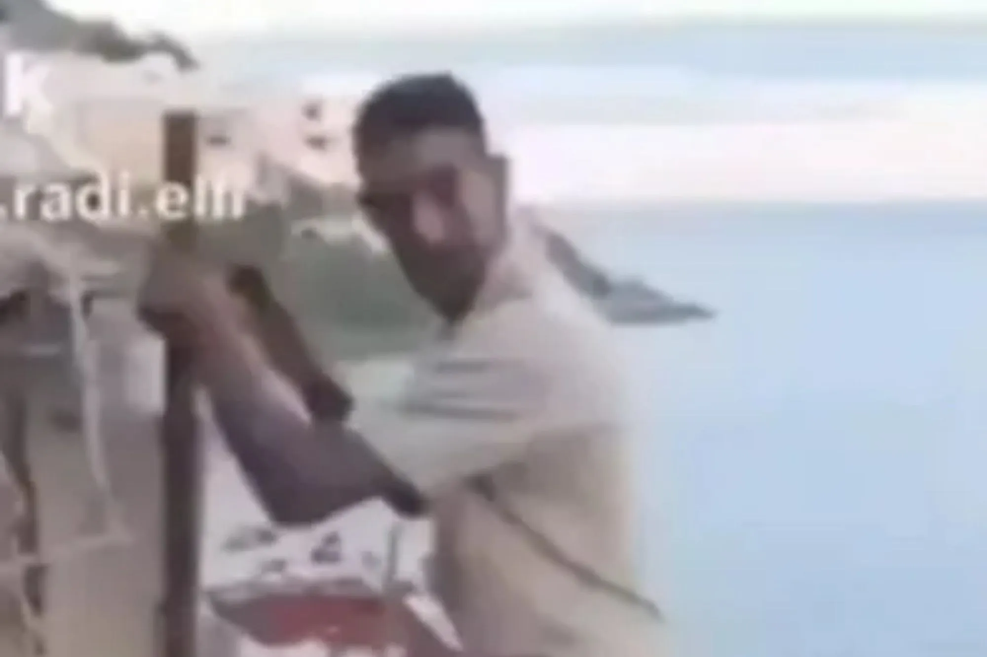Shocking moment ‘migrants set TRAP for soldiers in Ceuta’ in bid to stop officials getting to illegal camp on cliff