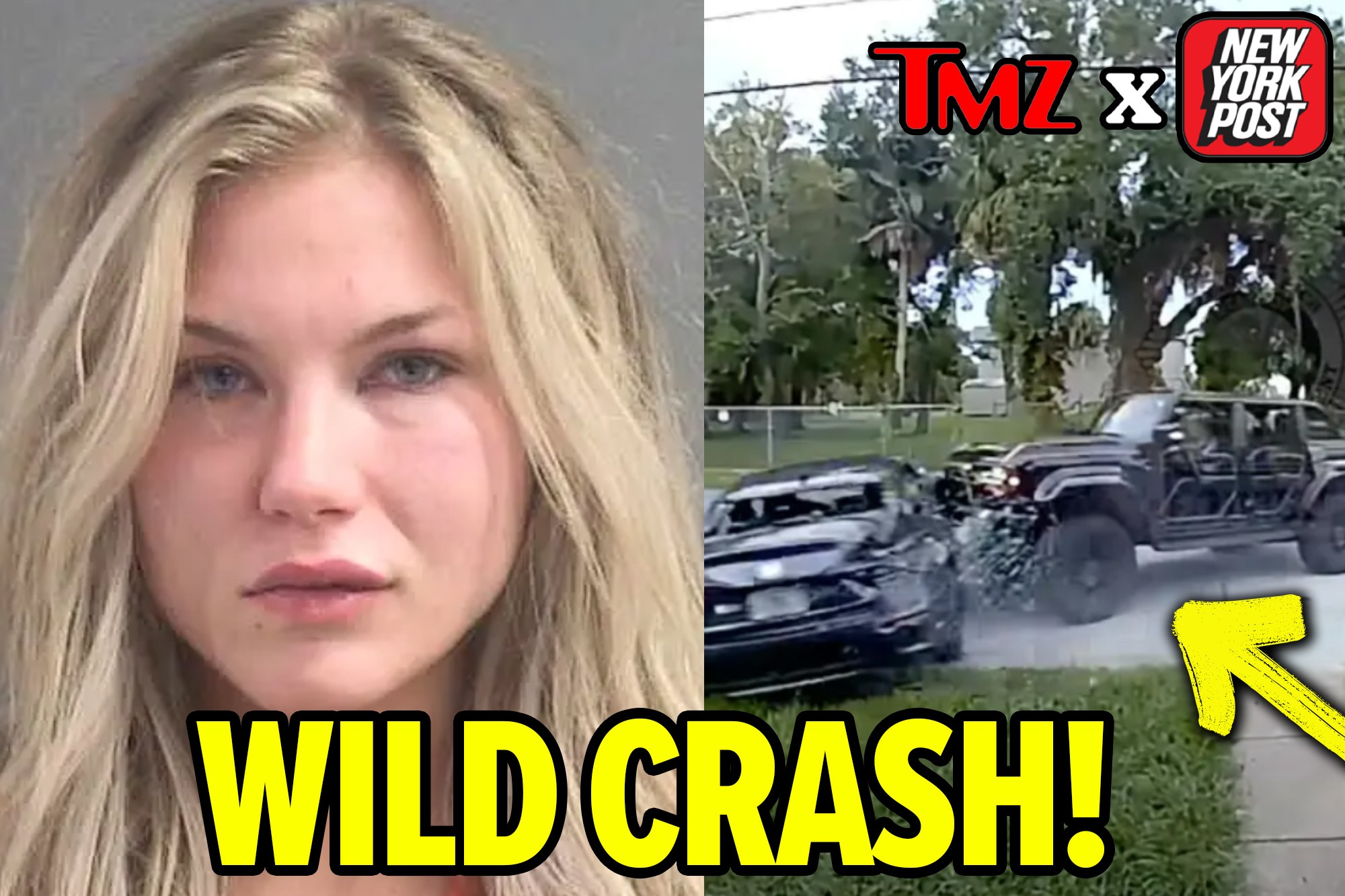 Model’s wild DUI crash caught on camera | The Low Down