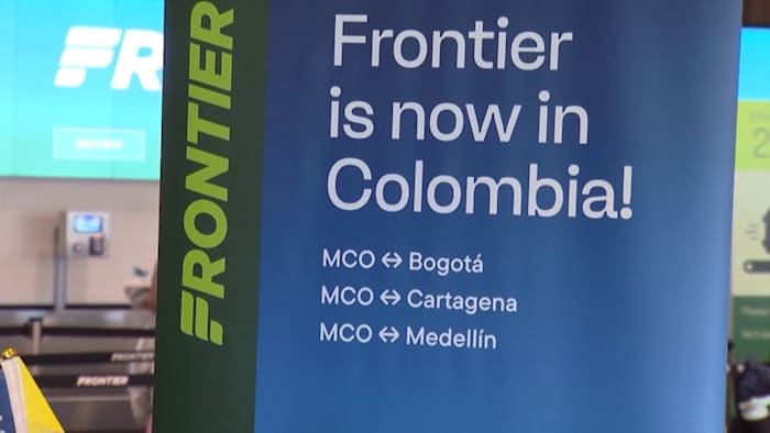 Frontier Airlines announces new nonstop flights from Orlando to Colombia