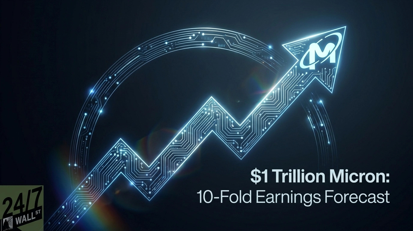A $1 Trillion Micron Sounds Absurd. Then You See the 10-Fold Earnings Forecast.