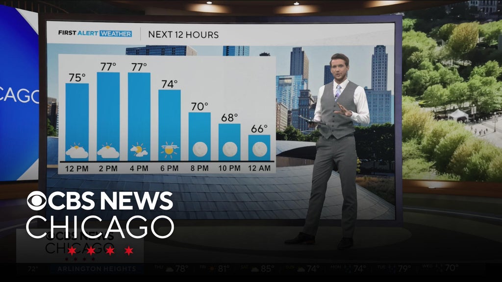 Chicago weather: Mostly cloudy, mild