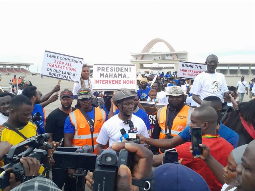 Horse racing community hits Accra streets, petitions Presidency over demolished Racecourse