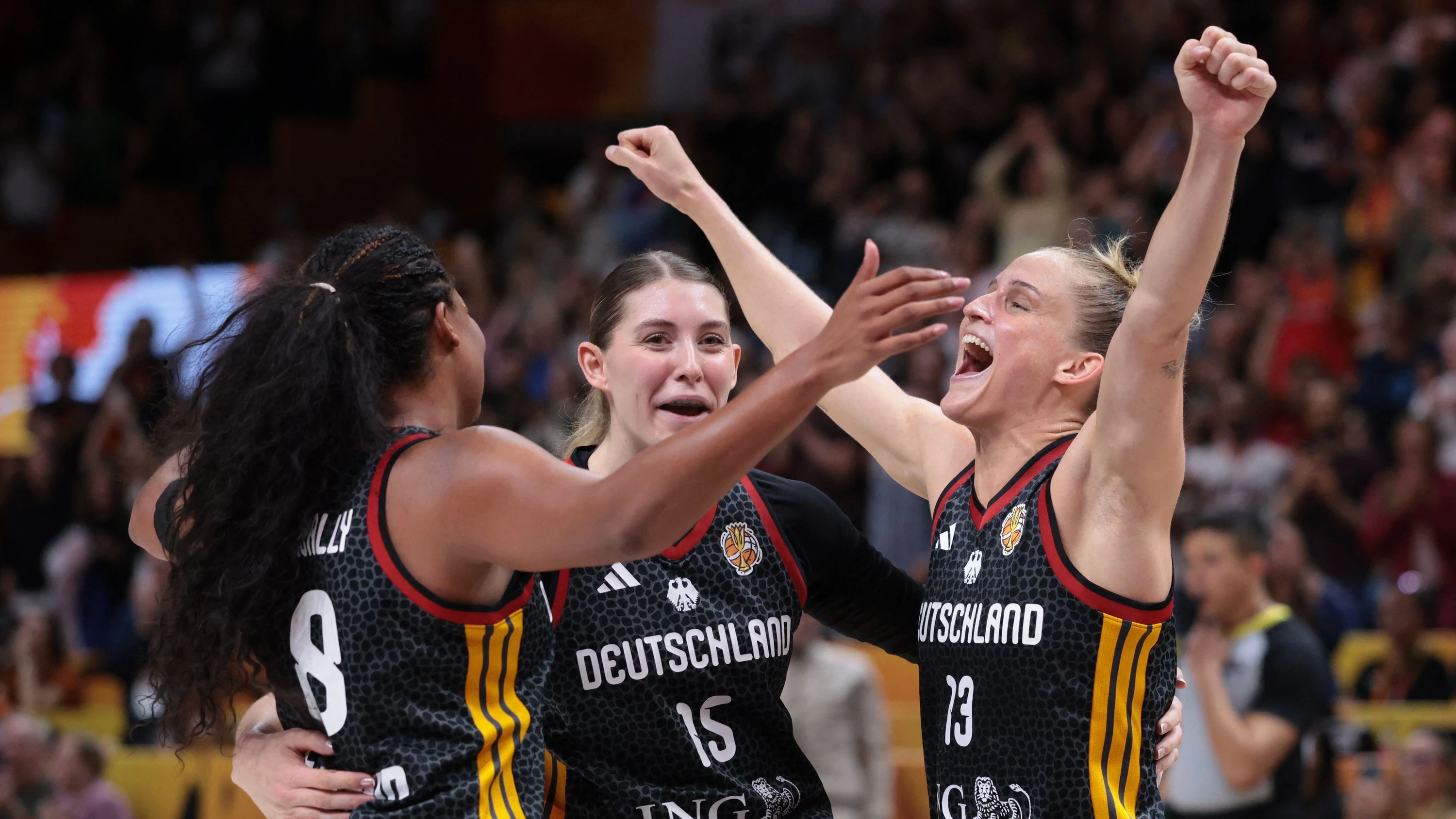 Sieg gegen Belgien: Deutsche Basketballerinnen stehen erstmals im WM-Halbfinale
