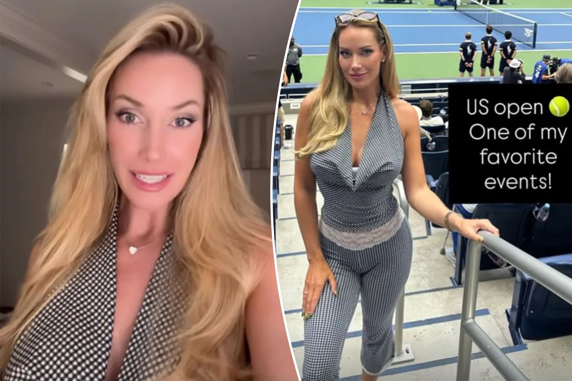 Paige Spirinac offers cheeky apology for ‘failing’ fans as US Open influencer heat continues