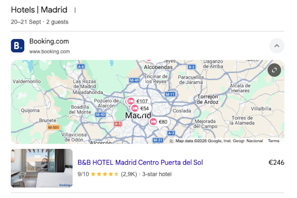 Google’s New Hotel Search in Europe: What it Looks Like Now
