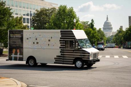 Epstein files reading room and bookmobile begin US tour in Dallas