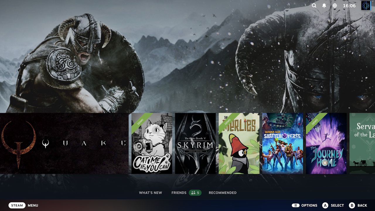 Steam's latest beta brings 'Big Art' to Big Picture Mode and Steam Deck, and customizable screensavers too