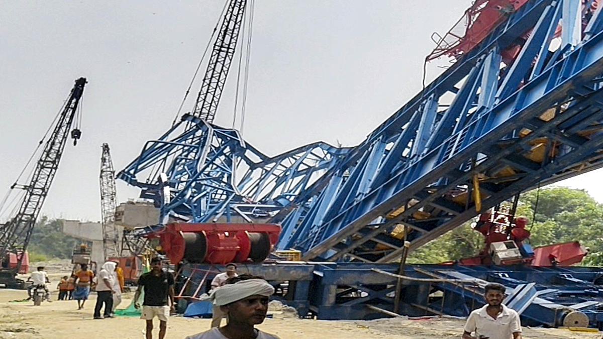Under-construction bridge collapses in Bihar’s Vaishali, seven injured