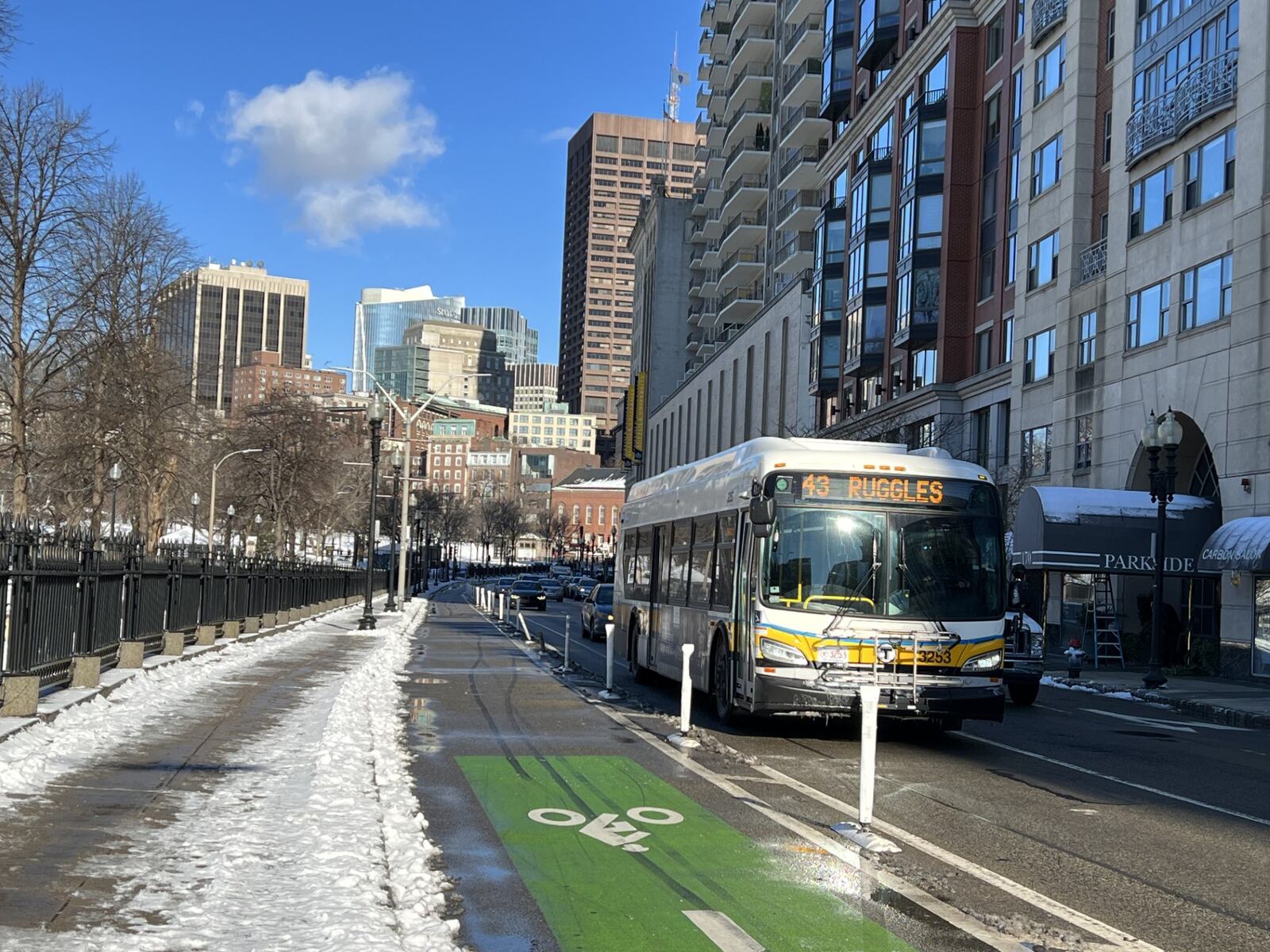 MBTA bus driver, two others hospitalized in Medford collision