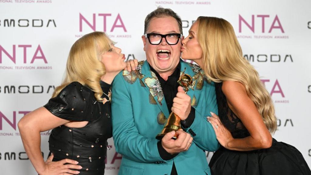 Weekly quiz: Alan Carr collected a prize for which TV show at the NTAs?