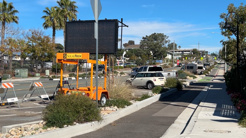 The Encinitas City Council wants to remove a protected bike lane. A state senator is trying to save it.