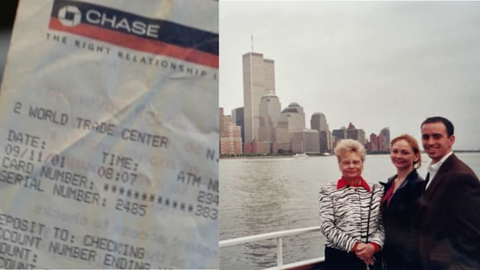 25 years later, Houston man finds World Trade Center ATM receipt from 39 minutes before 9/11 attacks