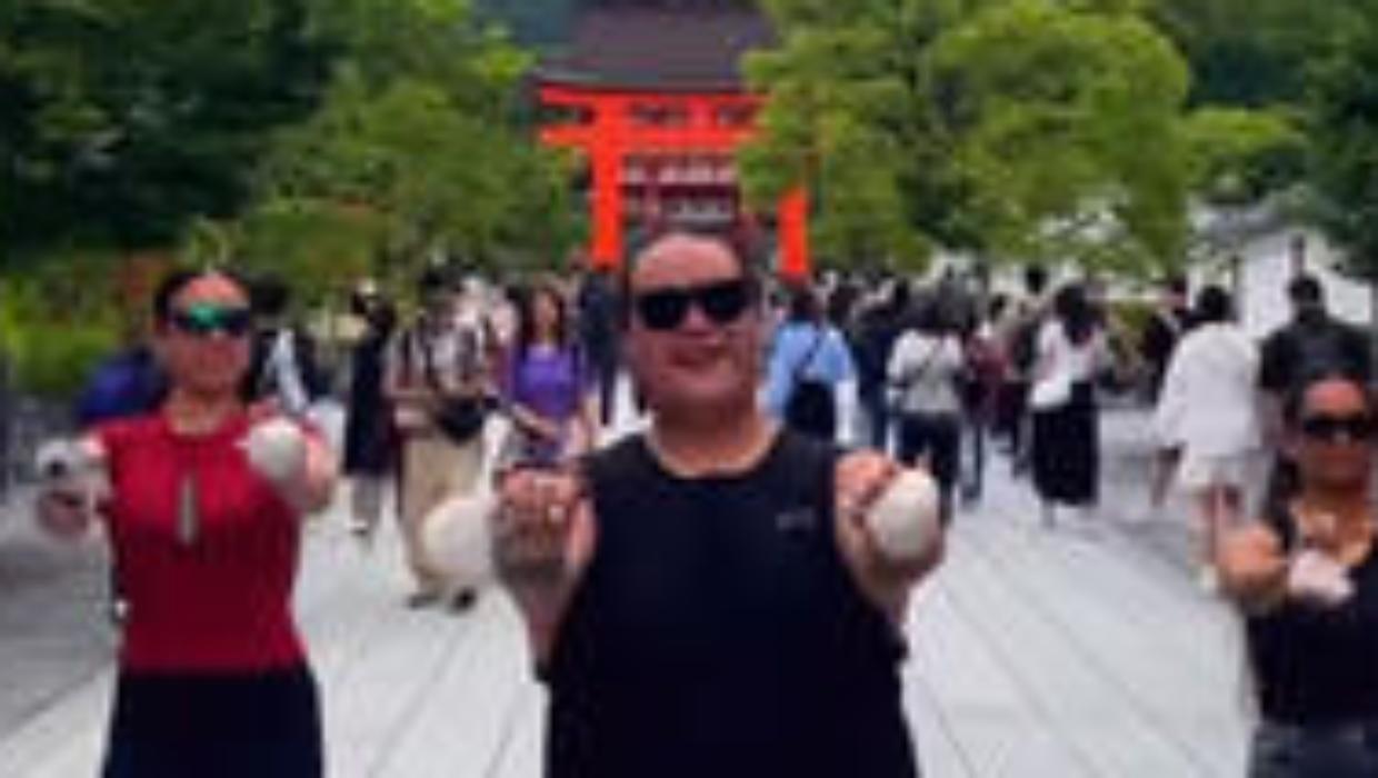 Anger erupts in Japan over poi performance at sacred shrine