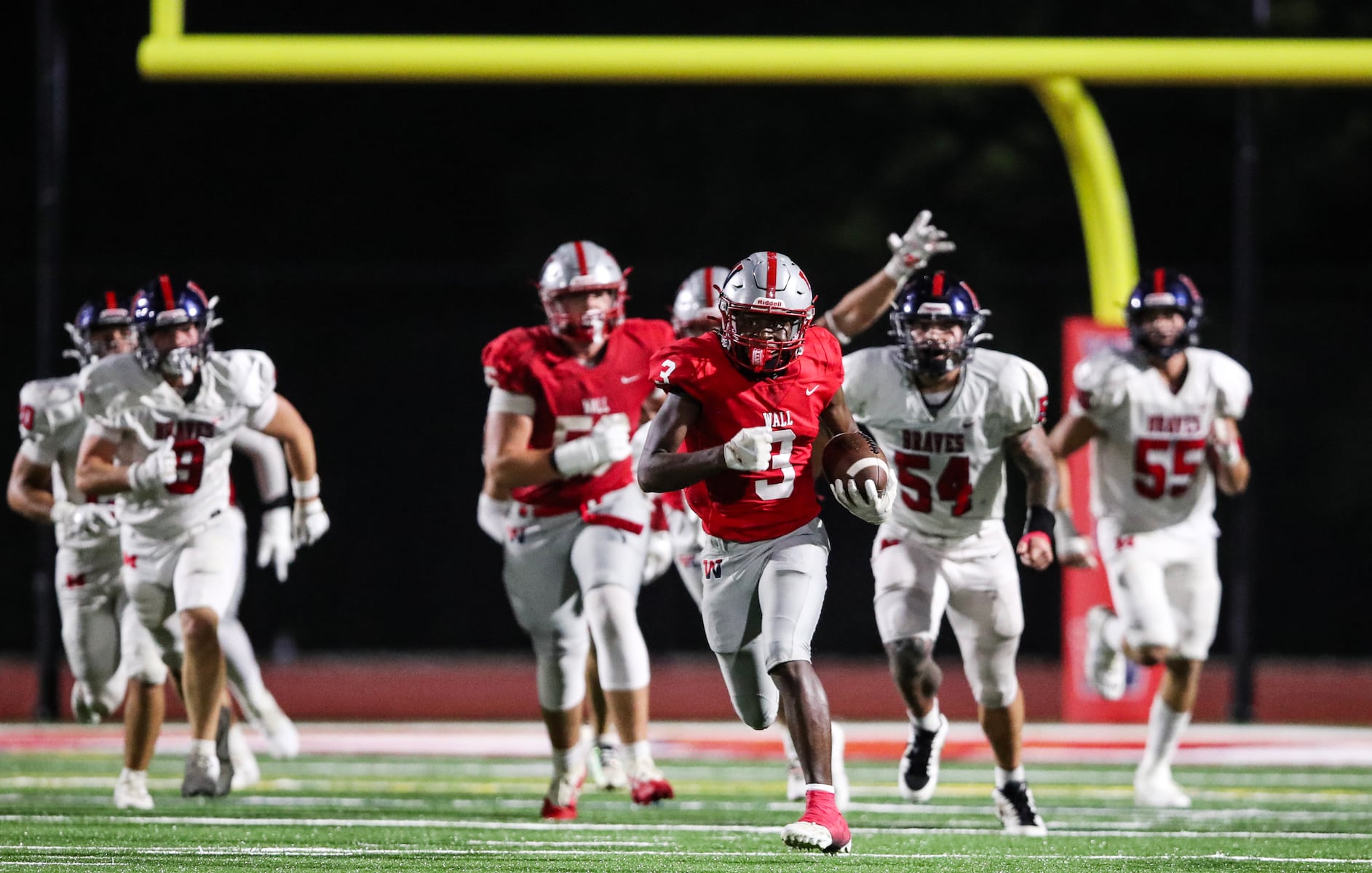 Football photos: Manalapan at Wall, Sept. 10, 2026