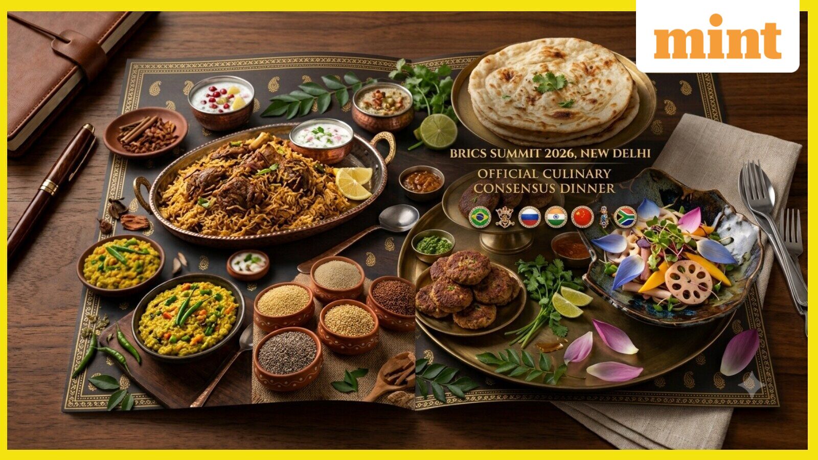BRICS Summit: From Galouti kebabs to edible lotus – What’s on the menu for global leaders in Delhi