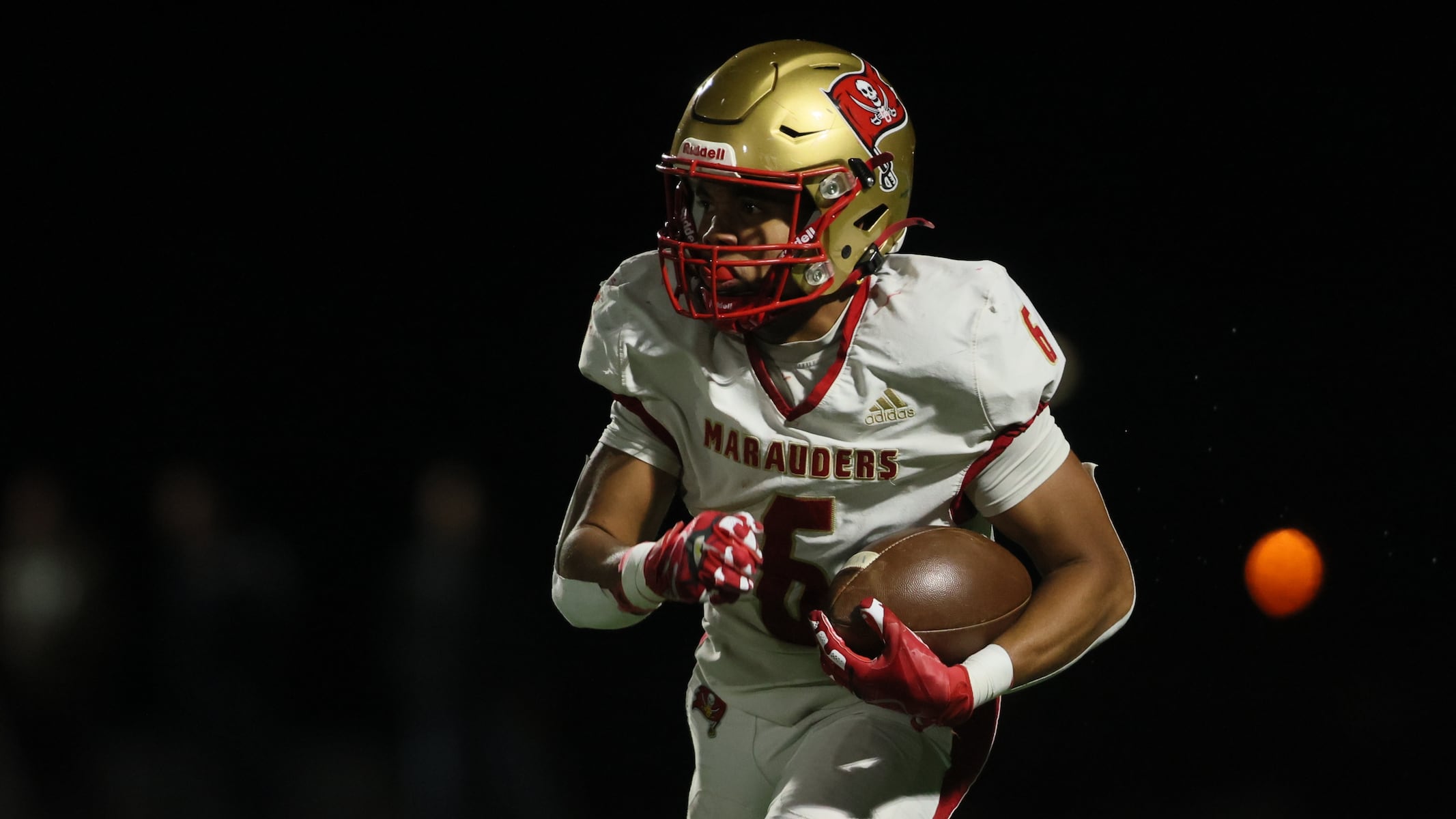 Backup running back scores four first half touchdowns in blowout win.