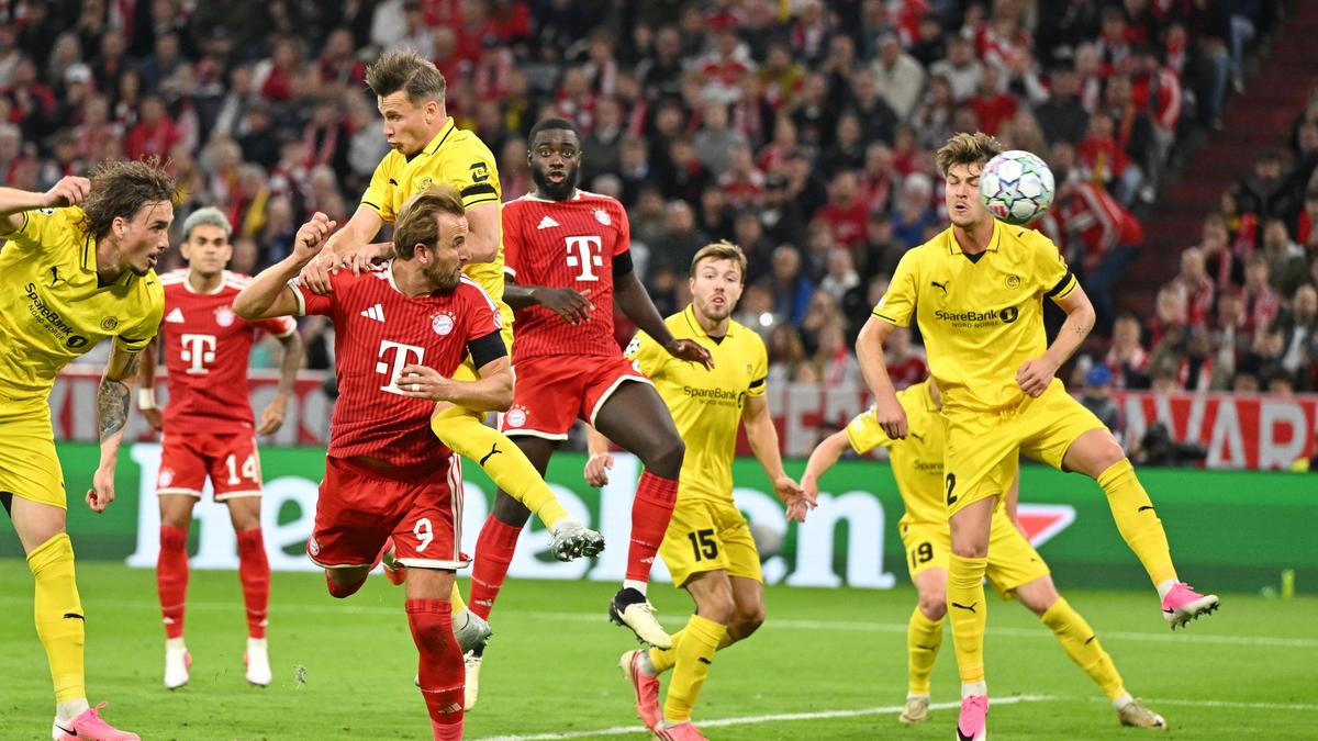Harry Kane scores in Bayern win as Manchester United victorious on Champions League return