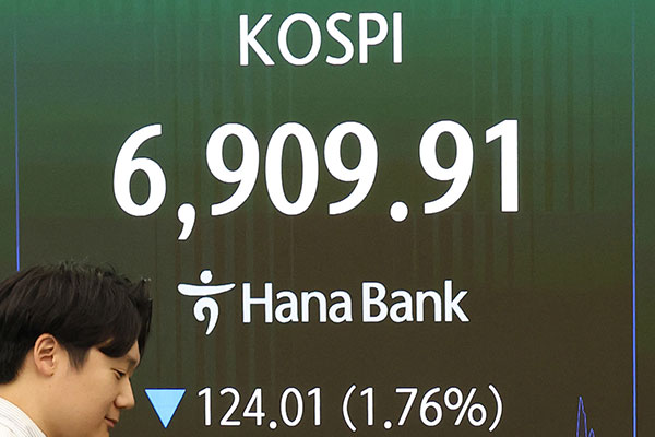 KOSPI Down 1.76% Friday