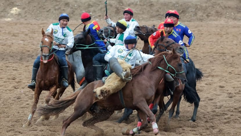 Western athletes try their hand at Kyrgyzstan’s Nomad Games