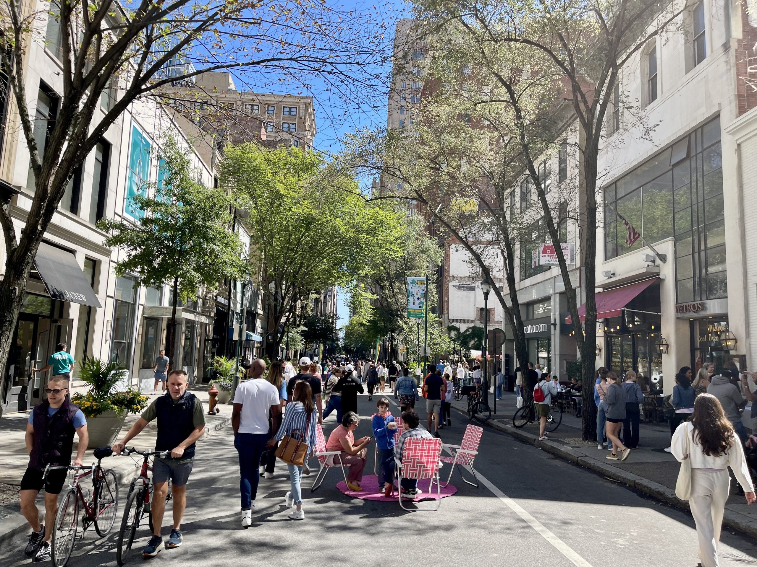 Open Streets returns to Center City Philadelphia for 7 Sundays, starting this weekend