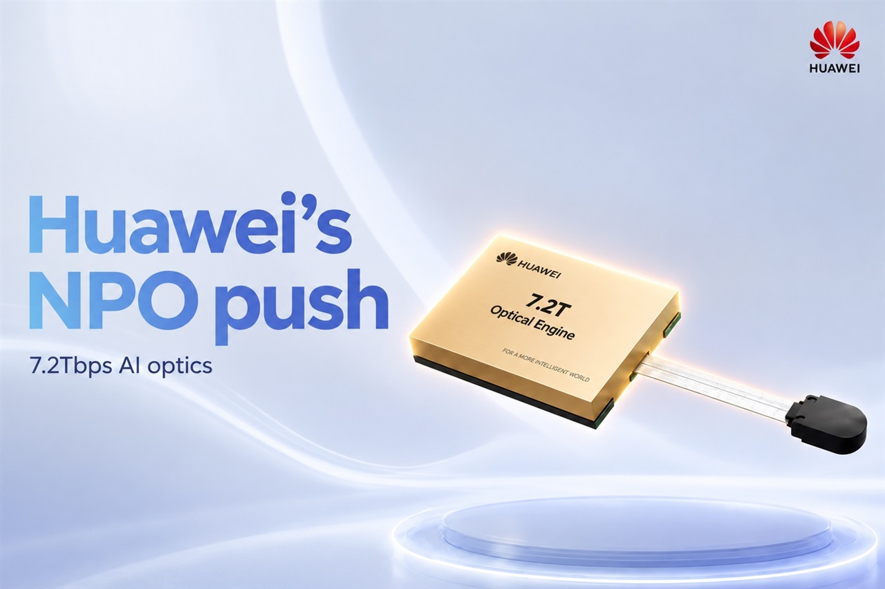 Huawei stakes out the AI optics rulebook with 7.2Tbps NPO