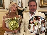 Rivals' Rufus Jones is married: Emily Atack's onscreen husband ties the knot with model-turned-interior designer Philippa Allam