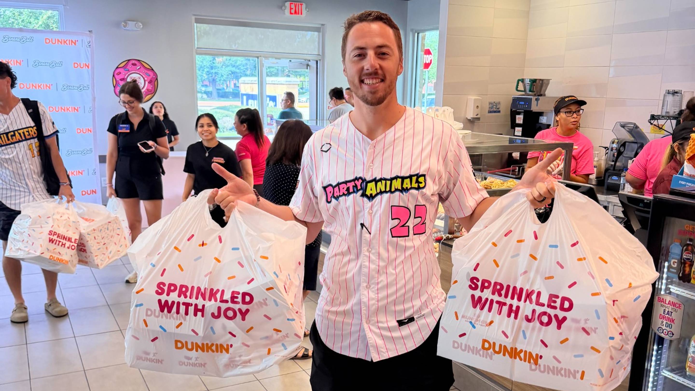 Meet Savannah Bananas and Party Animals Players at Dunkin’—Plus Your Weekend Game Guide