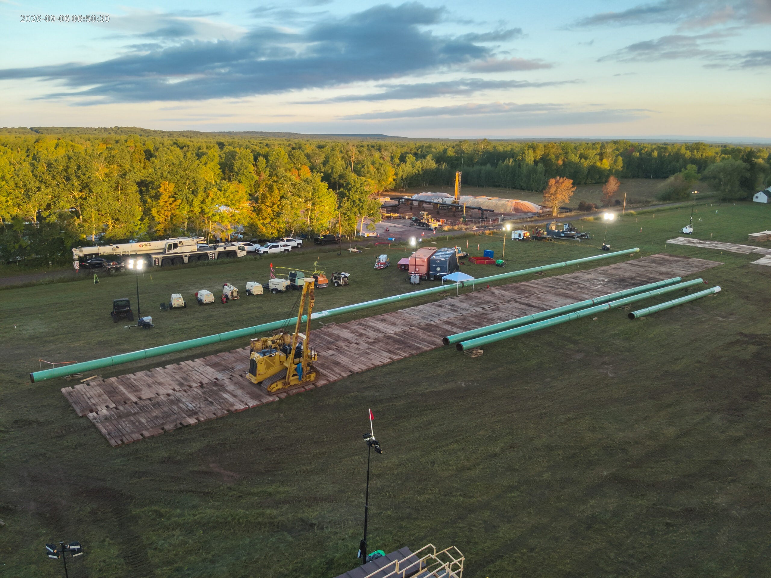 After Record Line 5 Spill, State Demands Enbridge Stop Bypass Work