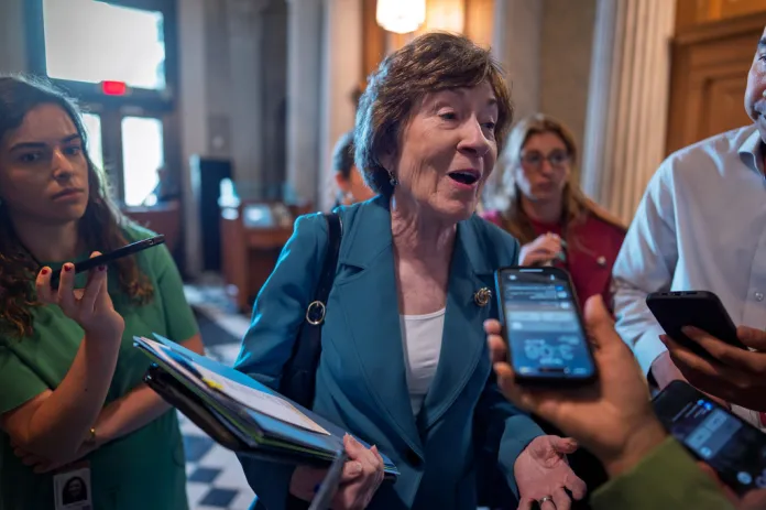 Susan Collins calls Trump’s $5,000 dividend proposal with no cap ‘extraordinarily costly’