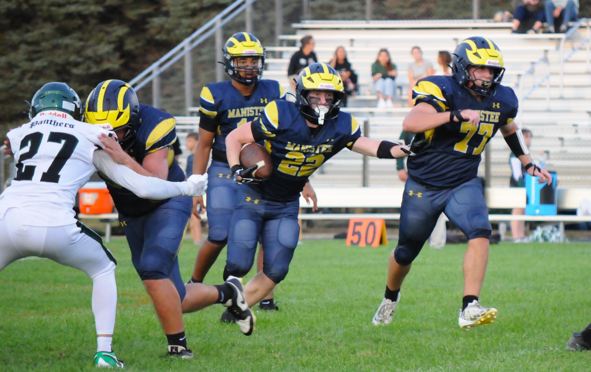 Record-breaking Manistee tailback earns MLive Muskegon Athlete of the Week award