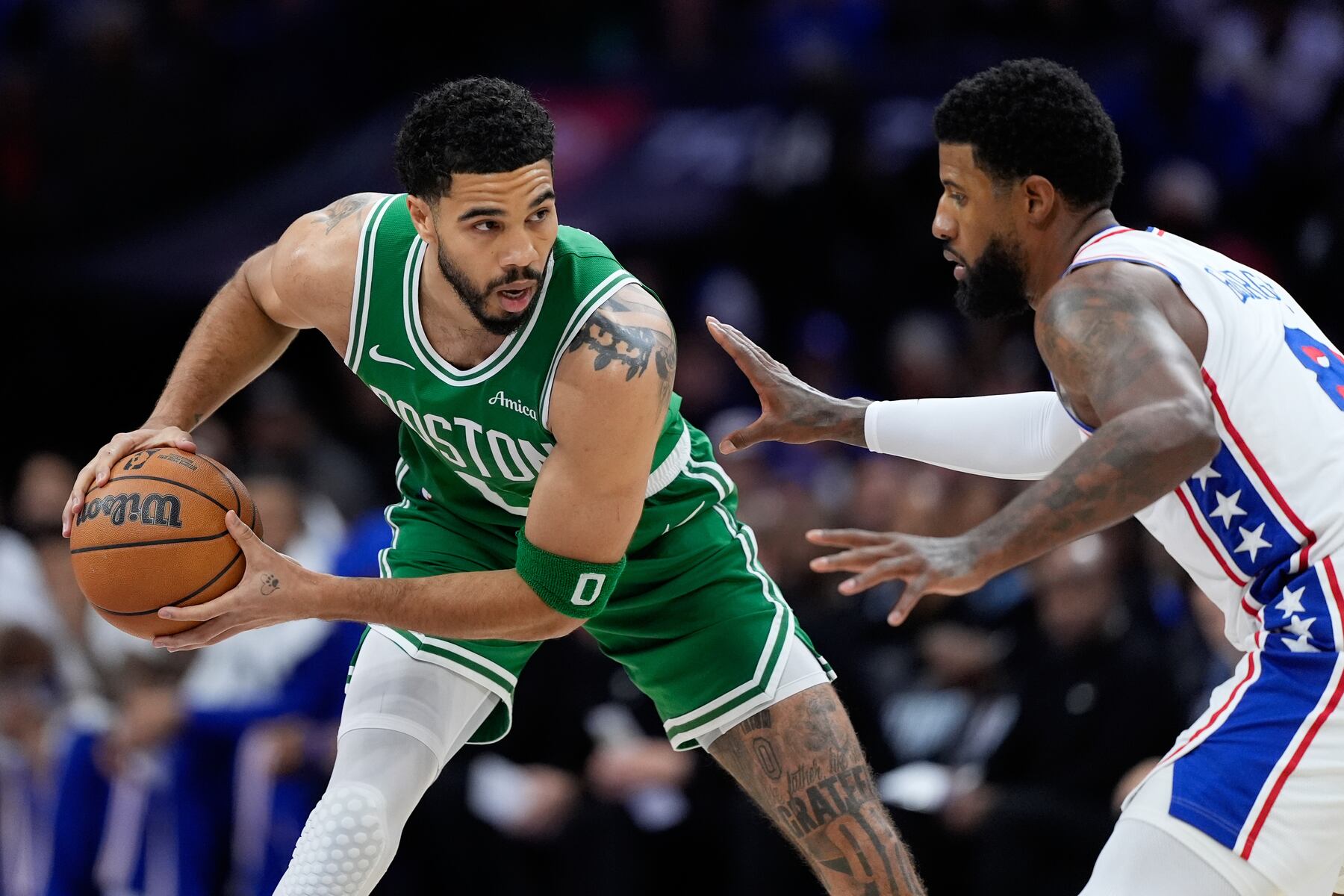 Celtics notebook: Meeting new faces, alternate jerseys, Jayson Tatum’s shoes