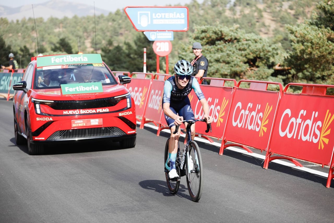 'I'm like a kid in the peloton. It's perfect' - Jakob Omrzel battles on for youth classification without pressure as Vuelta a España finale looms