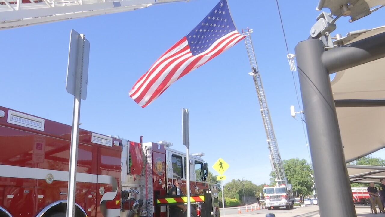 Newton, Hickory firefighters, residents gather for 9/11 memorial service