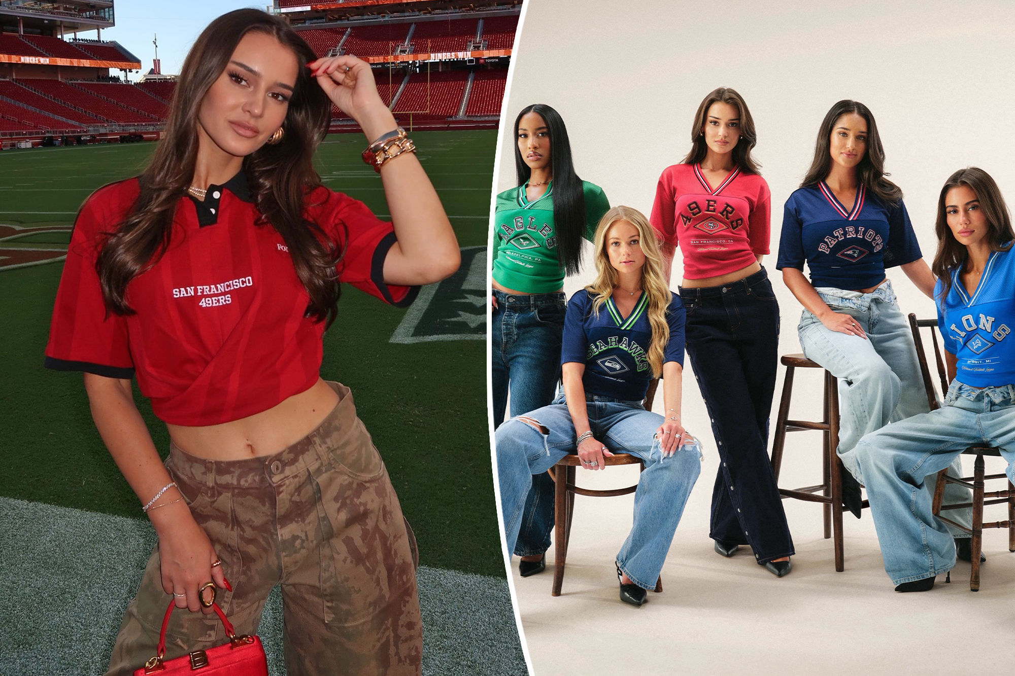 Kristin Juszczyk’s new Off Season NFL line features more teams than ever before