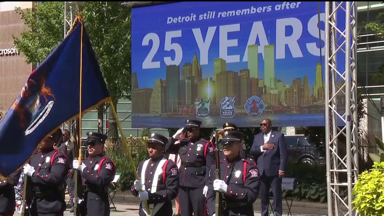 Ceremony held in Detroit to remember those lost on 9/11