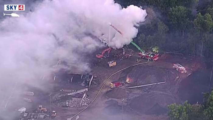 Spontaneous combustion? What caused Livonia’s large mulch fire