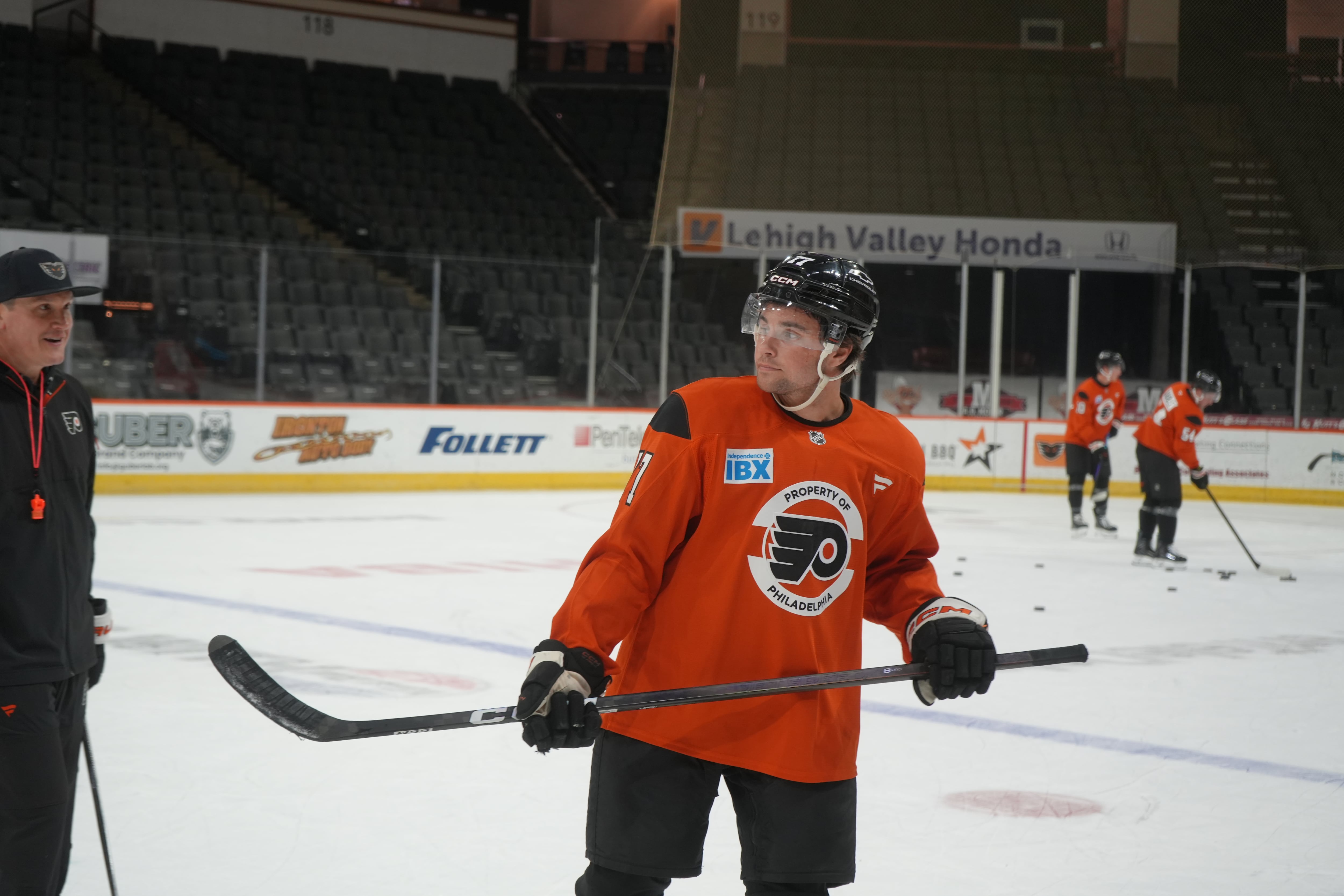 A healthy Jett Luchanko is hoping to use rookie camp as a springboard ahead of a pivotal season for his Flyers future