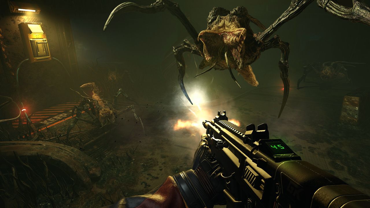 'Part of the motive was making the player feel immersed in the experience and exposed' — Rebellion says '90s cassette futurism' inspired Alien Deathstorm with an engineer protagonist who 'felt like a natural fit'