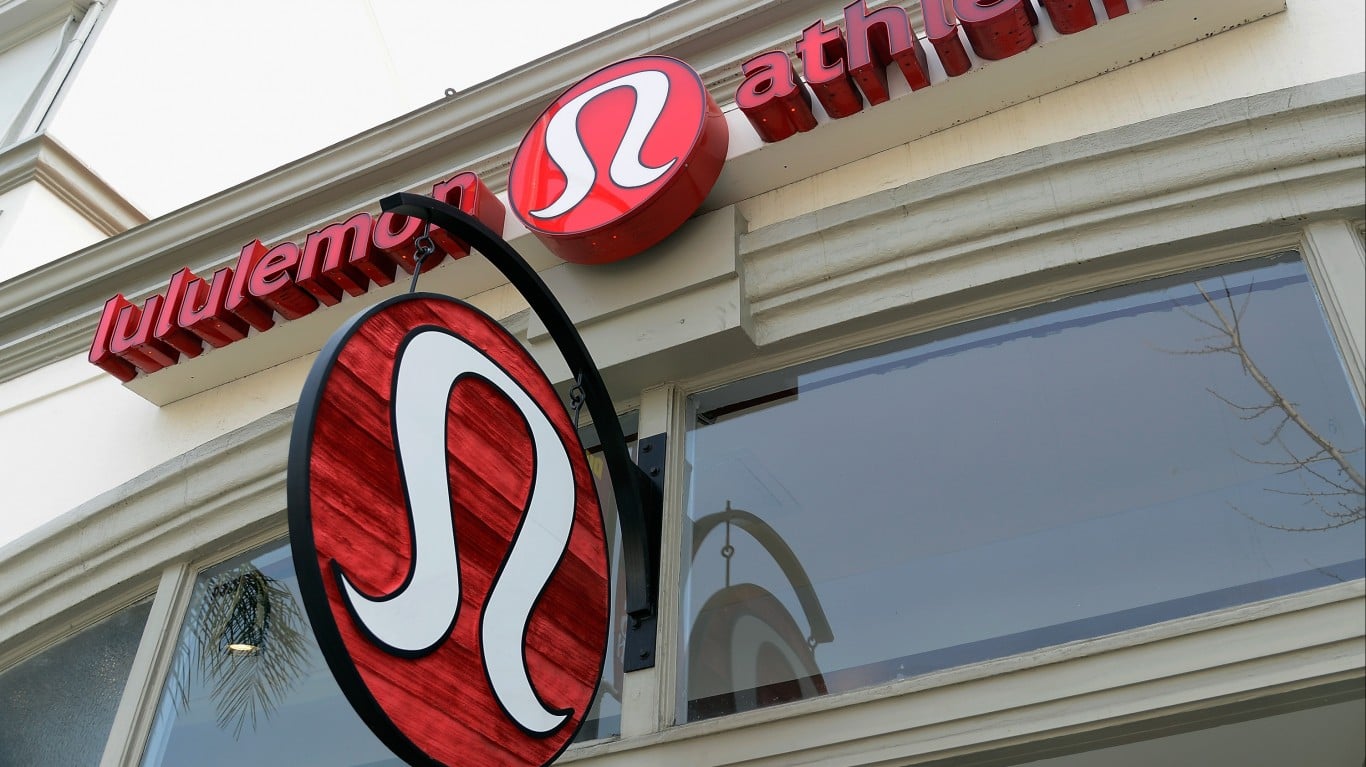 Lululemon Plunges 20%, Trades at Lowest Level in 8 Years