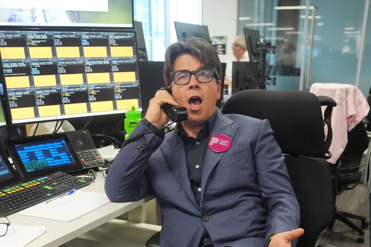Michael McIntyre and Helen Mirren join trading floor for 9/11 charity day