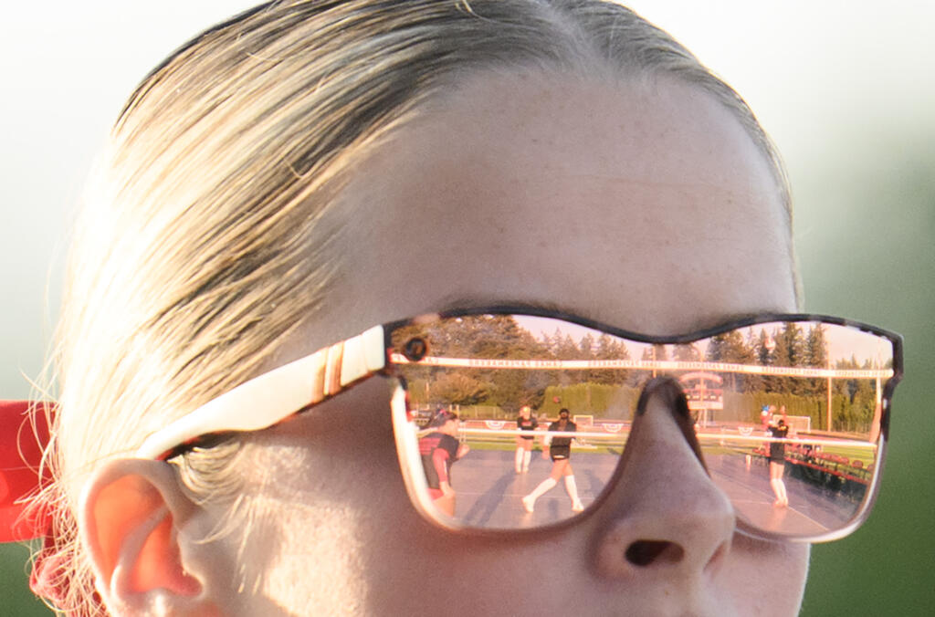 360 Preps Photos: Camas volleyball hosts first outdoor match at Doc Harris Stadium