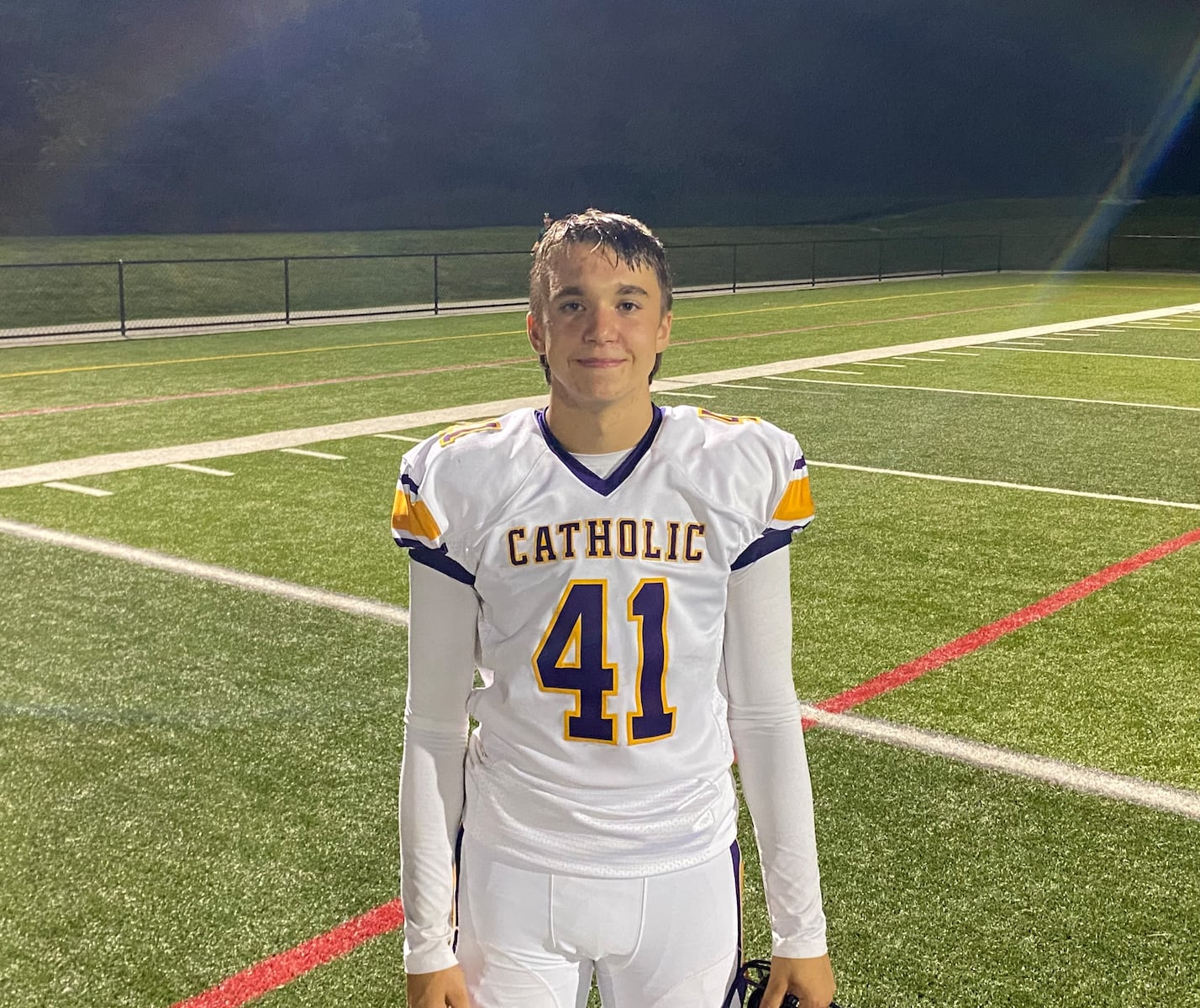 Lancaster Catholic football’s Simon Wickenheiser keeps it simple to embrace kicking spotlight