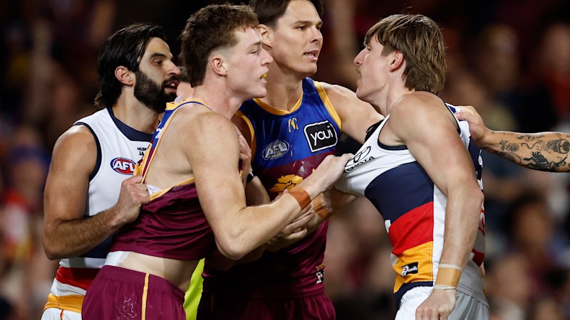 AFL LIVE: A fightback to make them proud: Hewitt, de Minaur in the crowd to watch Crows v Lions